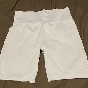 Women's light purple (can’t see on camera) High-Waisted Shorts